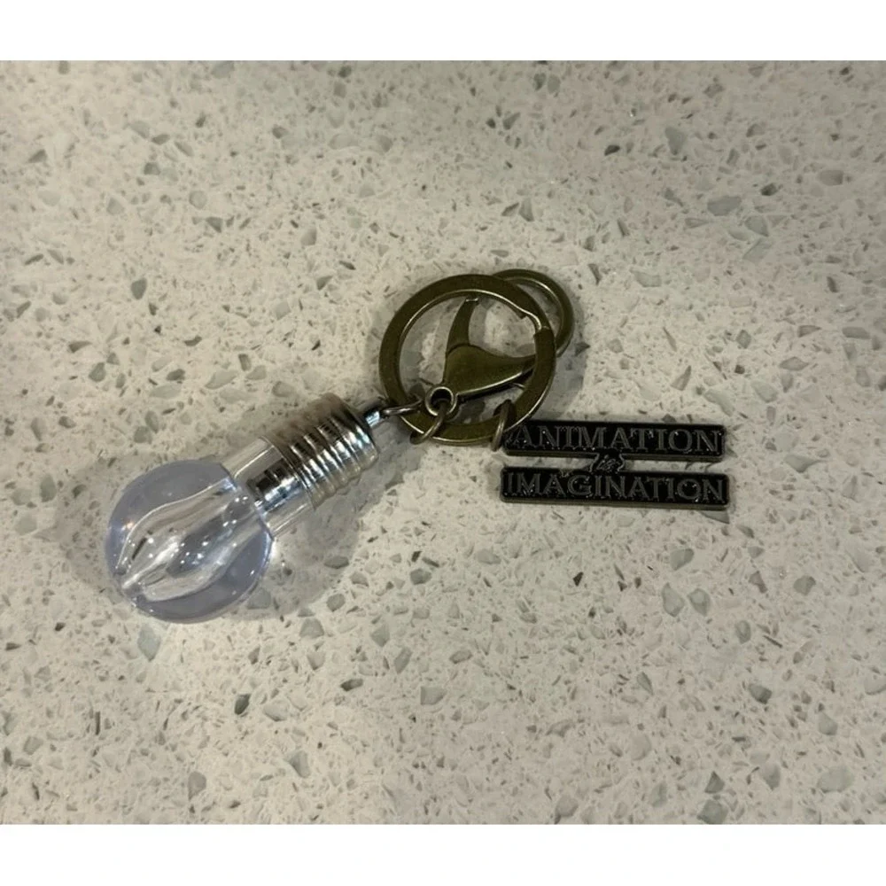 Disney animation is imgination light up keychain
